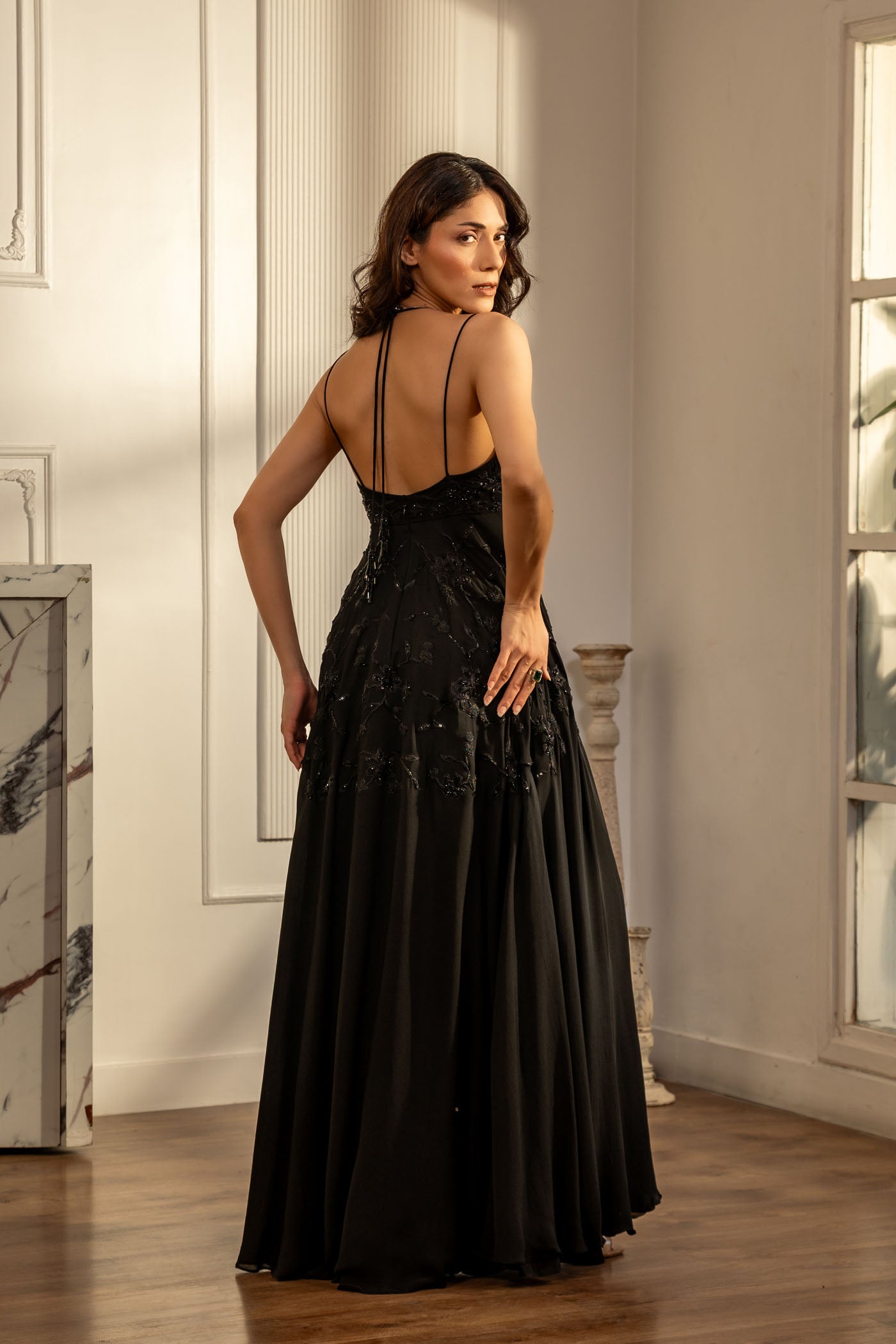Midnight Black gown