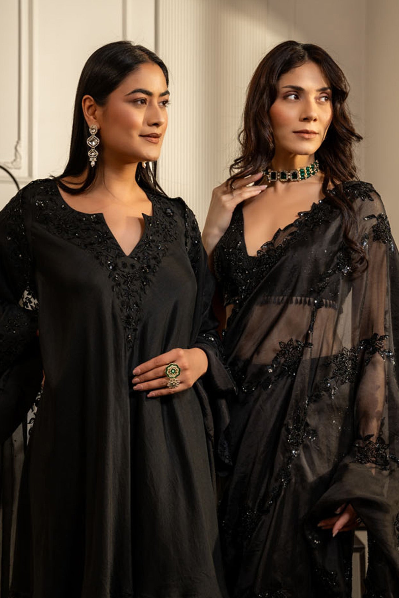 Shadow Silk Kurta Salwar Set