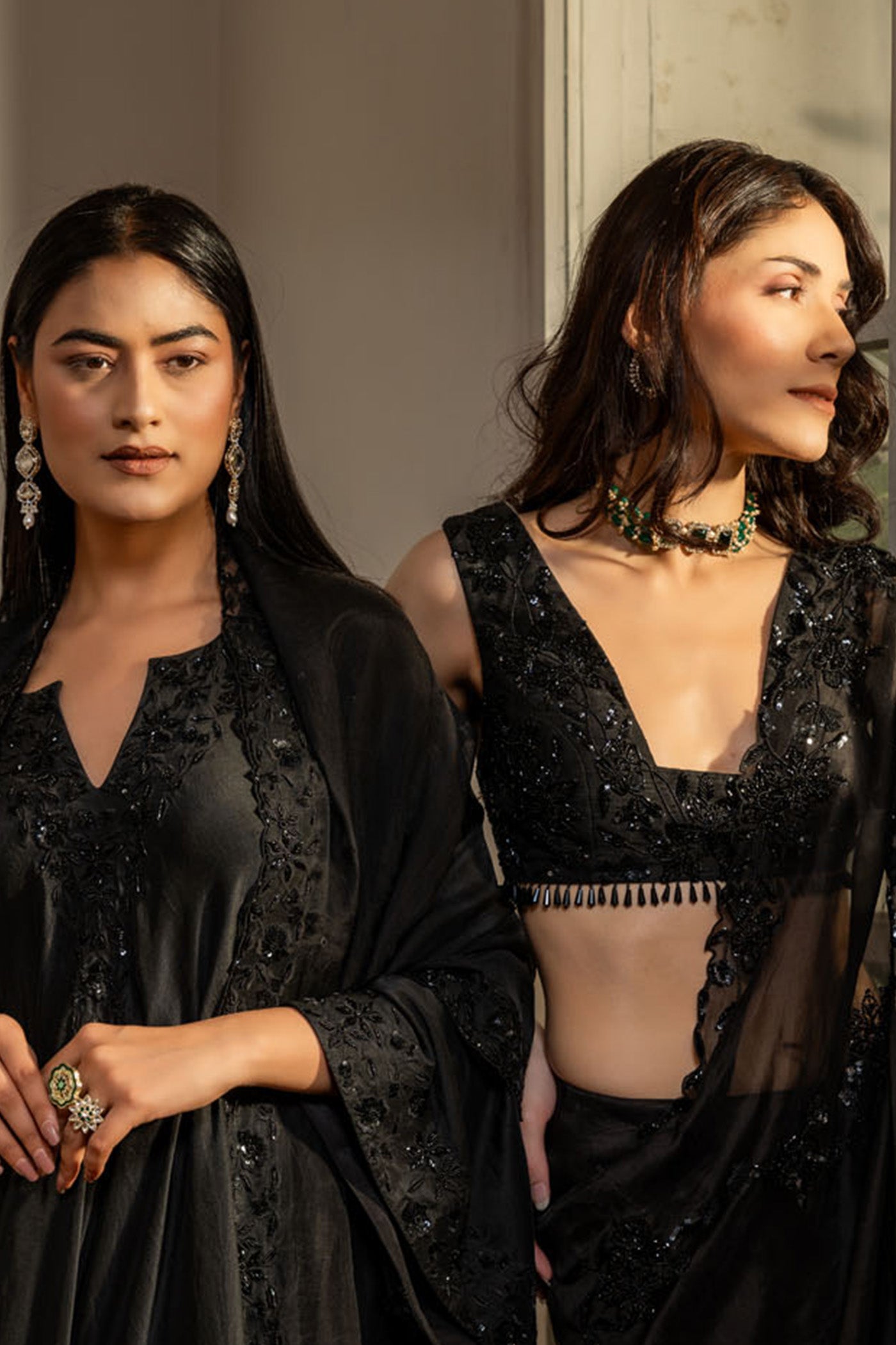 Shadow Silk Kurta Salwar Set