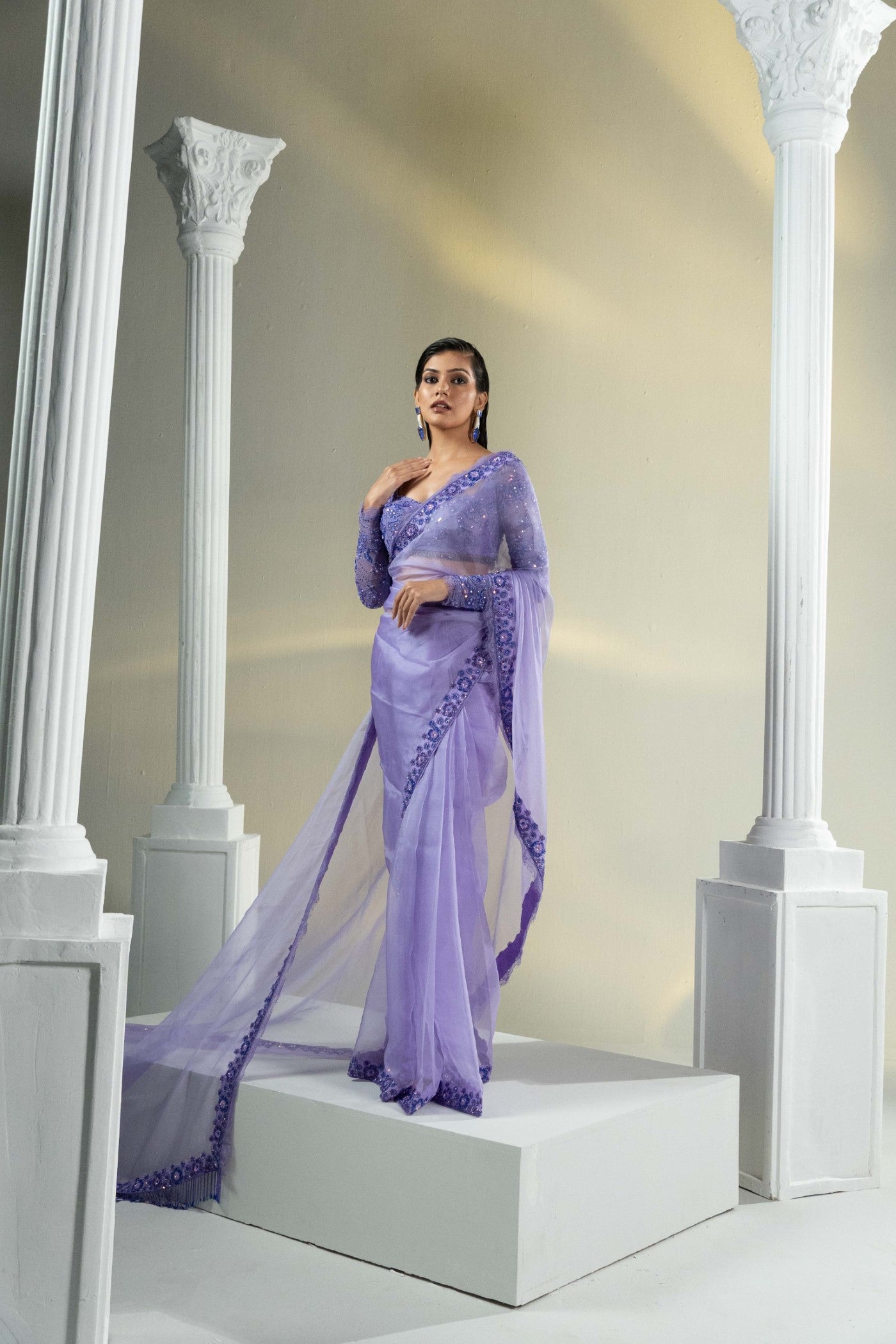 Lavender Dreams Saree