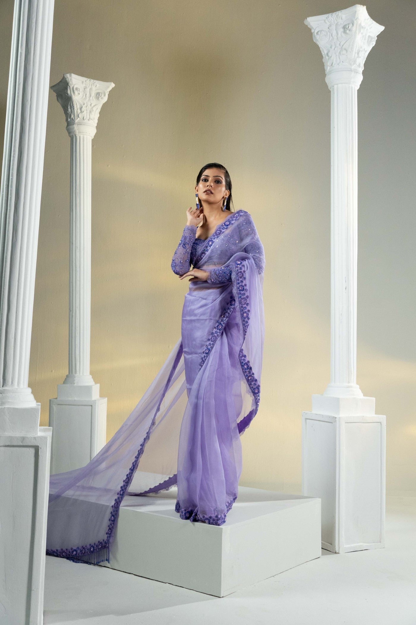 Lavender Dreams Saree