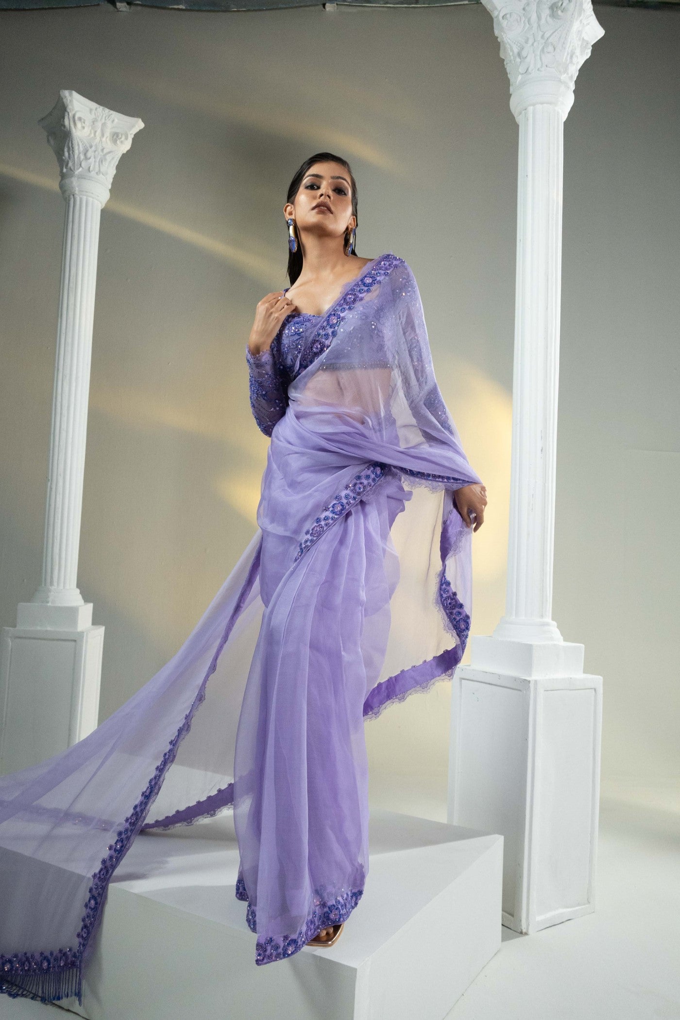 Lavender Dreams Saree