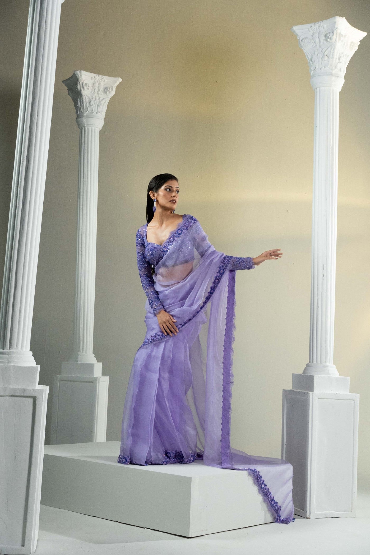 Lavender Dreams Saree