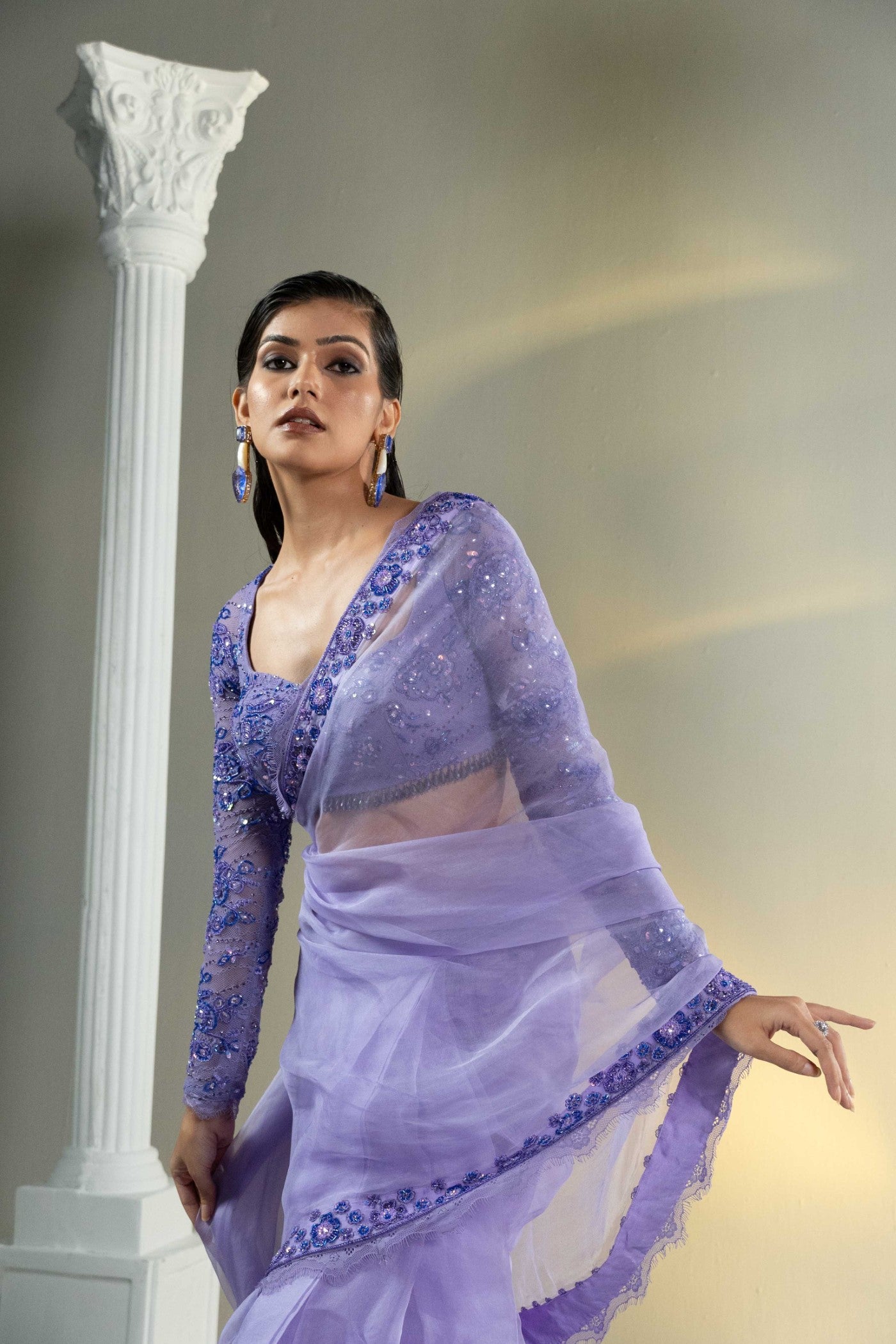 Lavender Dreams Saree