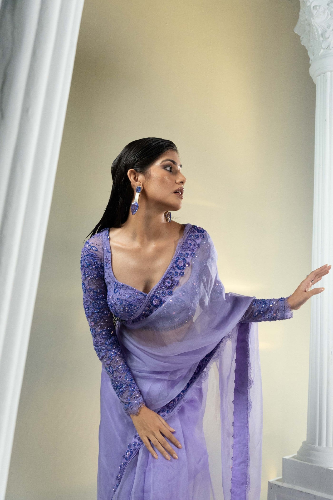 Lavender Dreams Saree