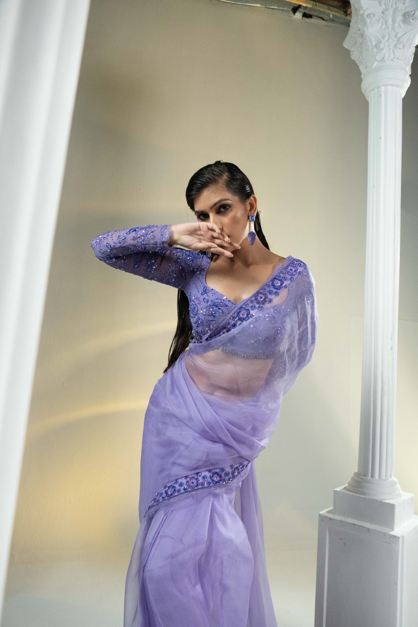 Lavender Dreams Saree
