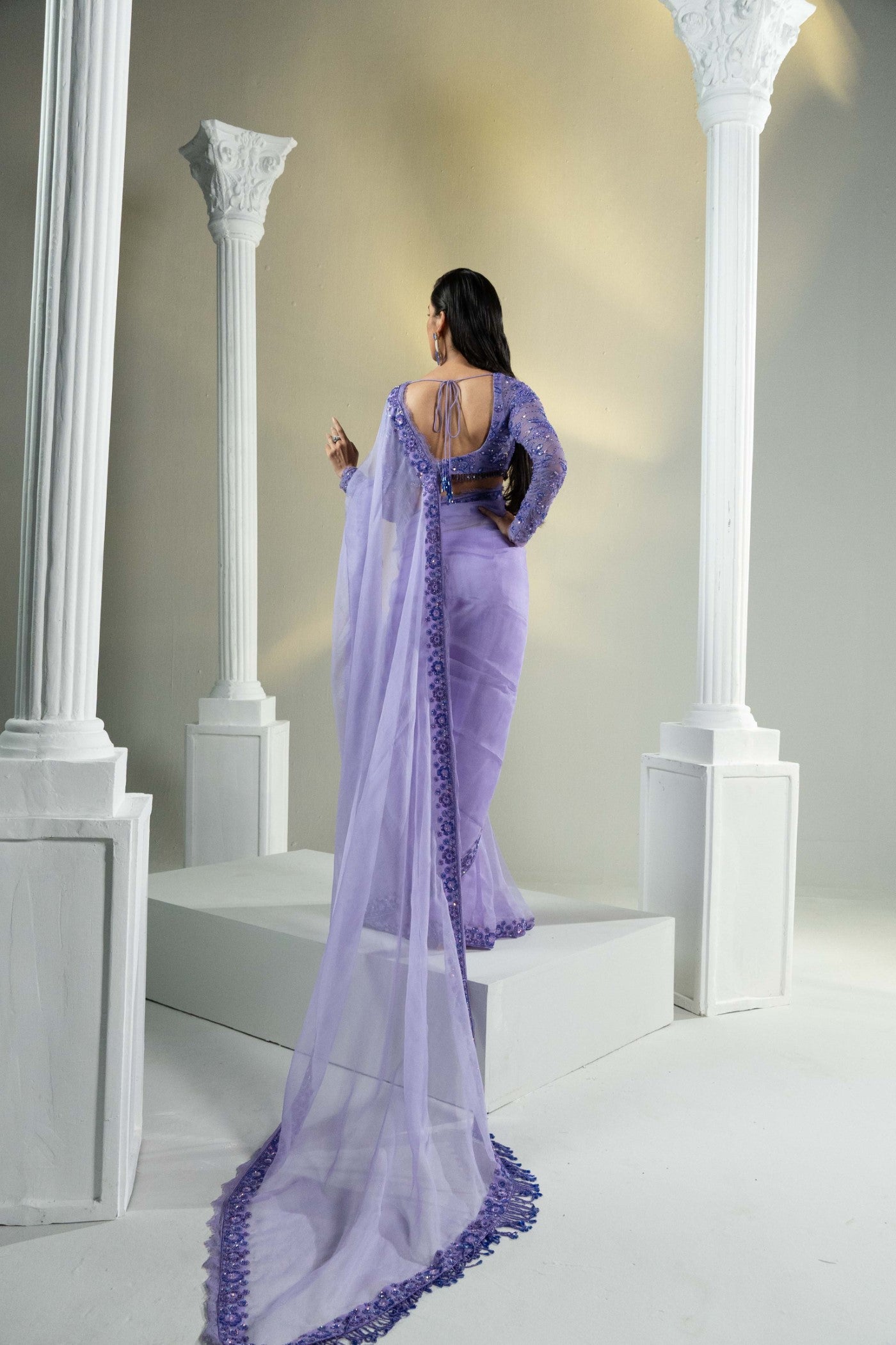 Lavender Dreams Saree