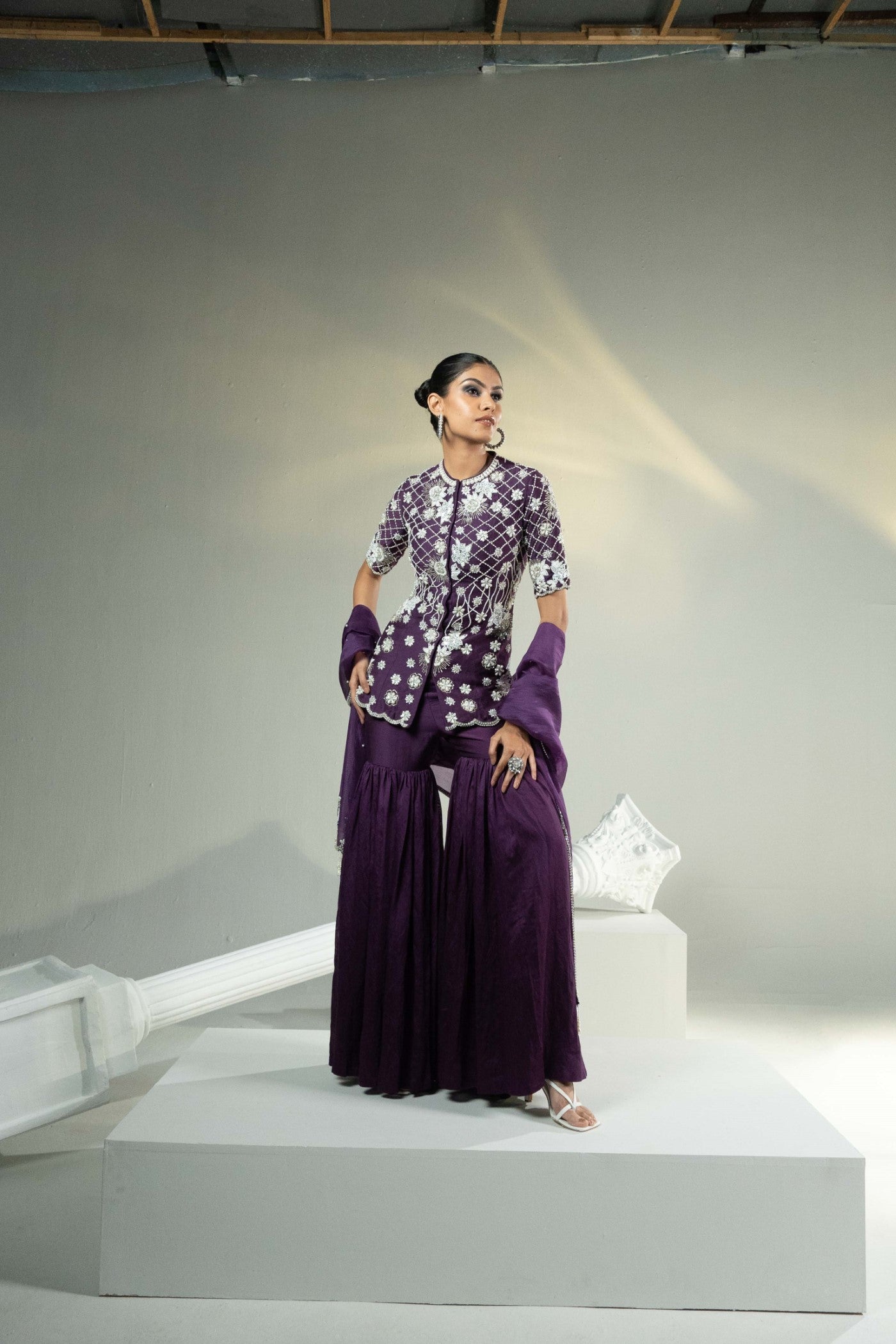 Royal Purple Gharara
