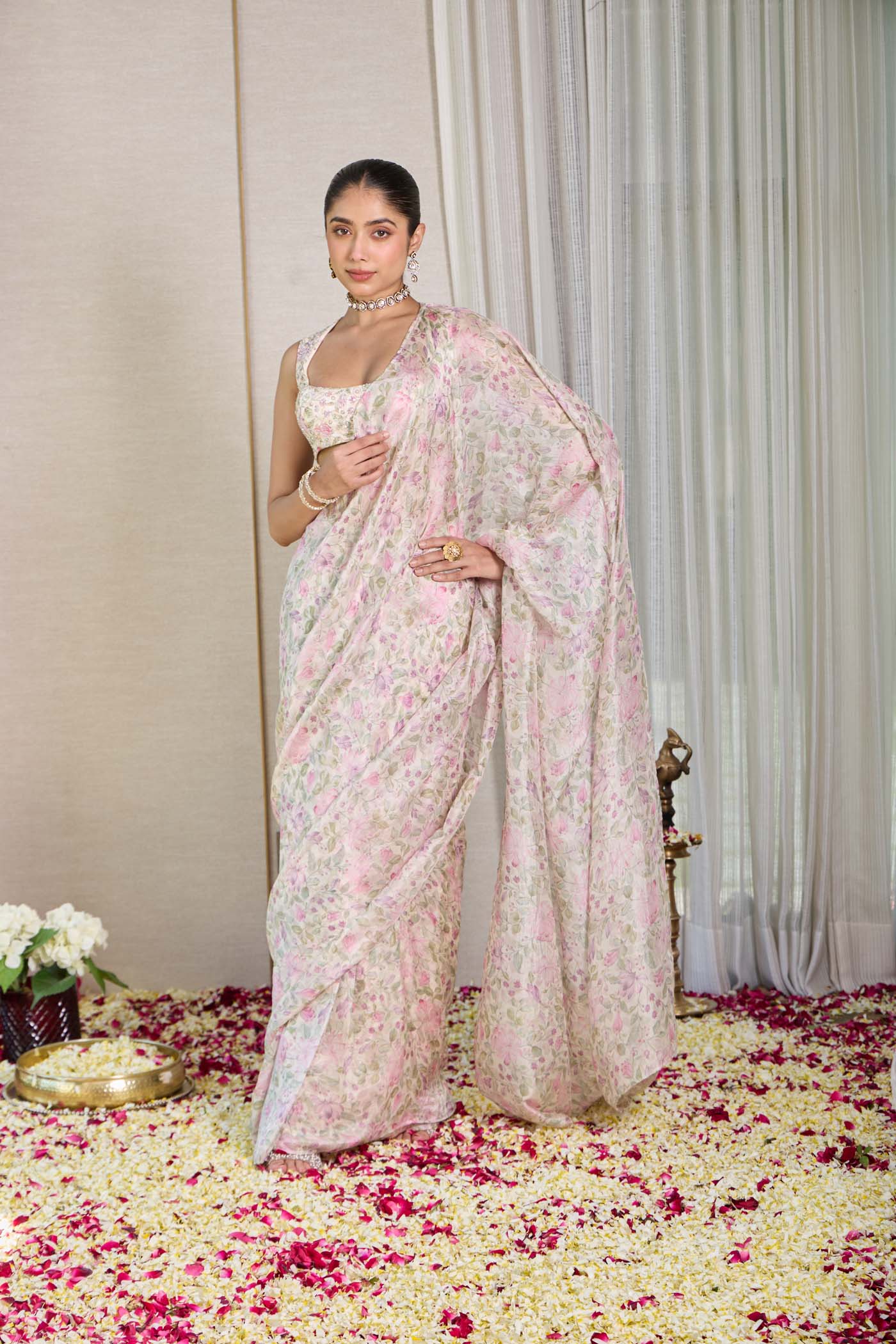 Petal Whisper Saree