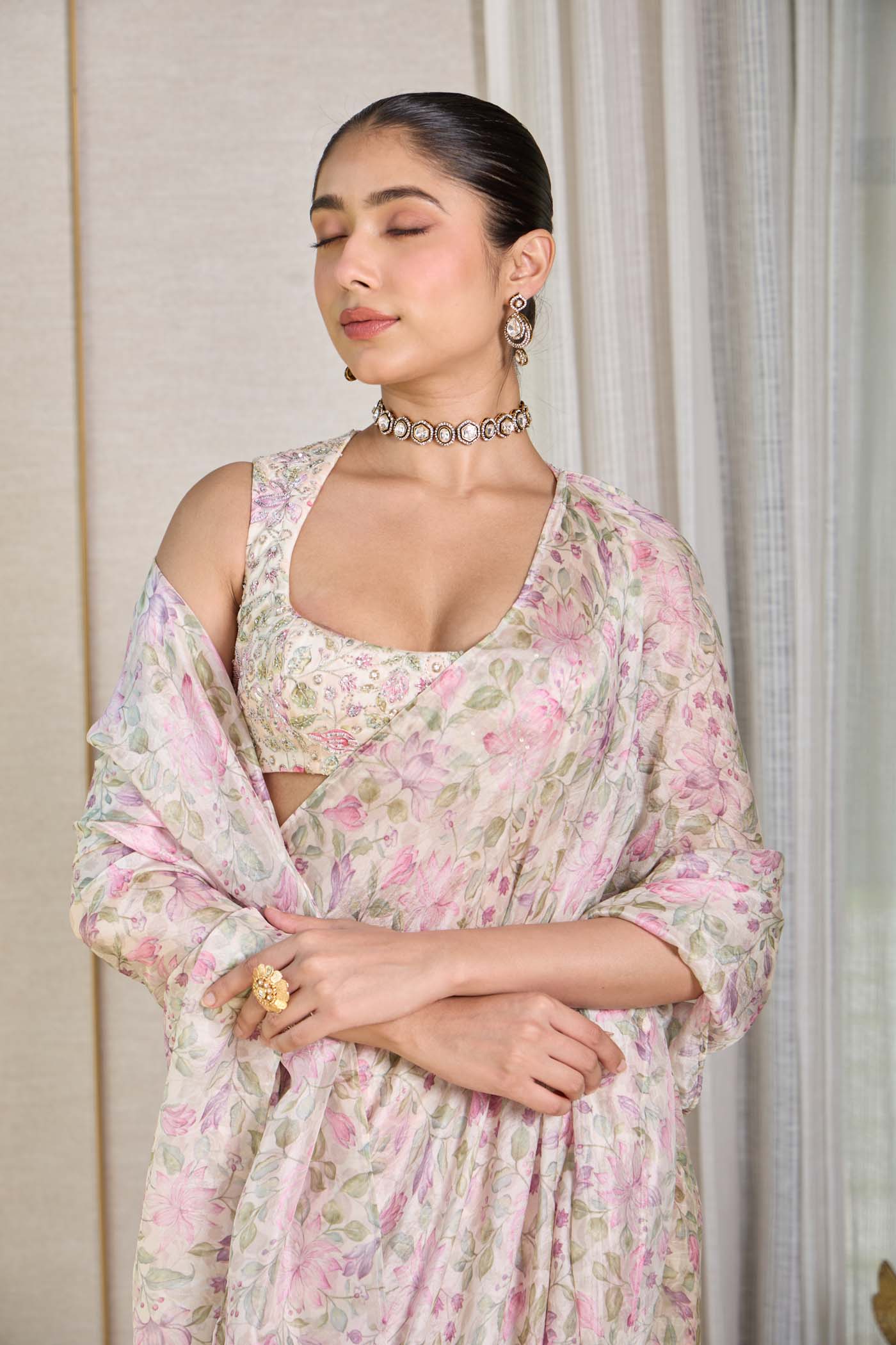 Petal Whisper Saree