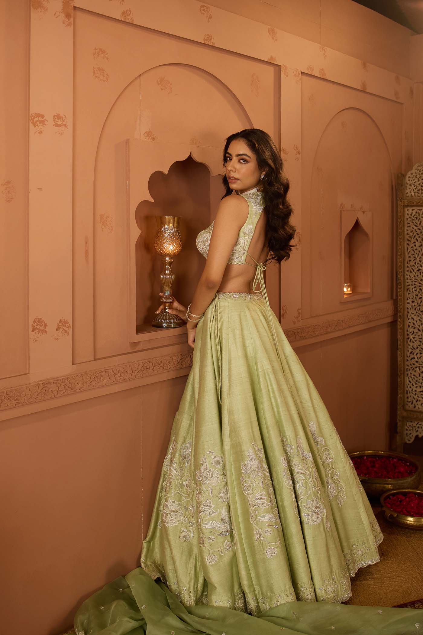 Sage Elegance Lehenga Set