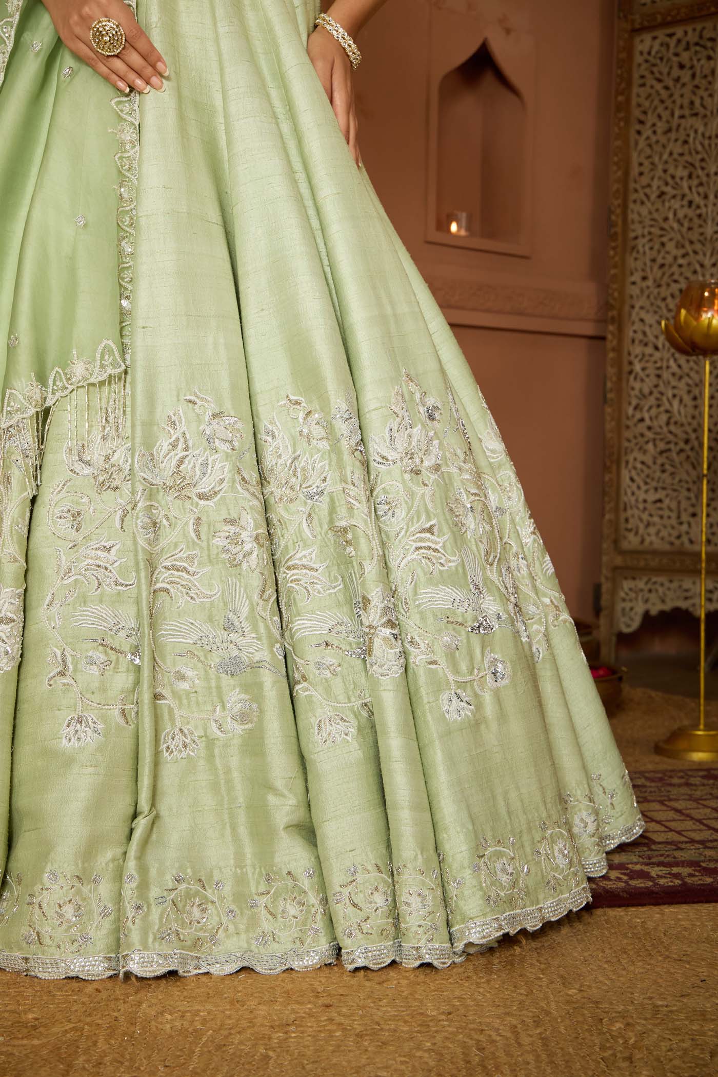 Sage Elegance Lehenga Set