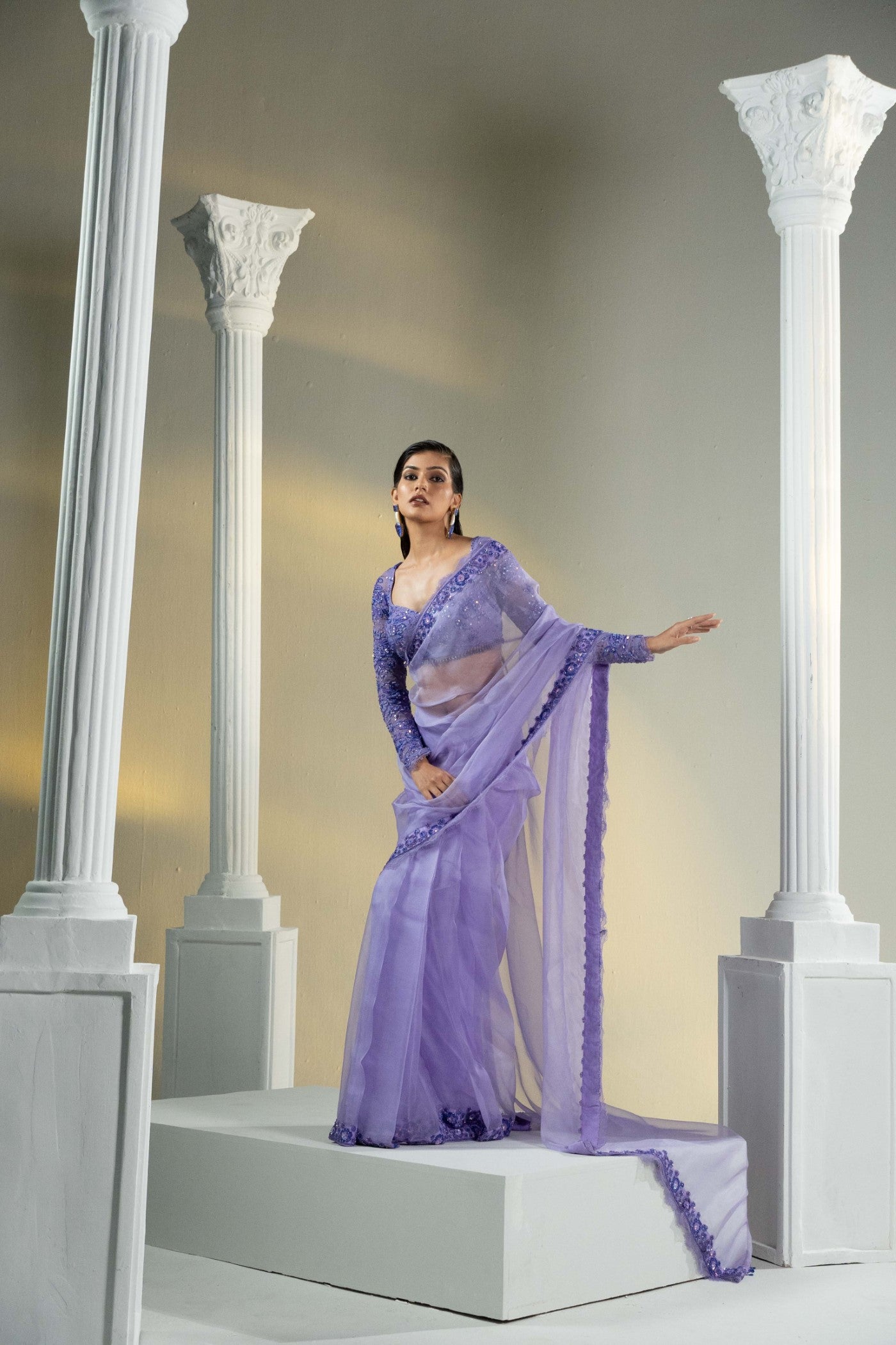 Lavender Dreams Saree