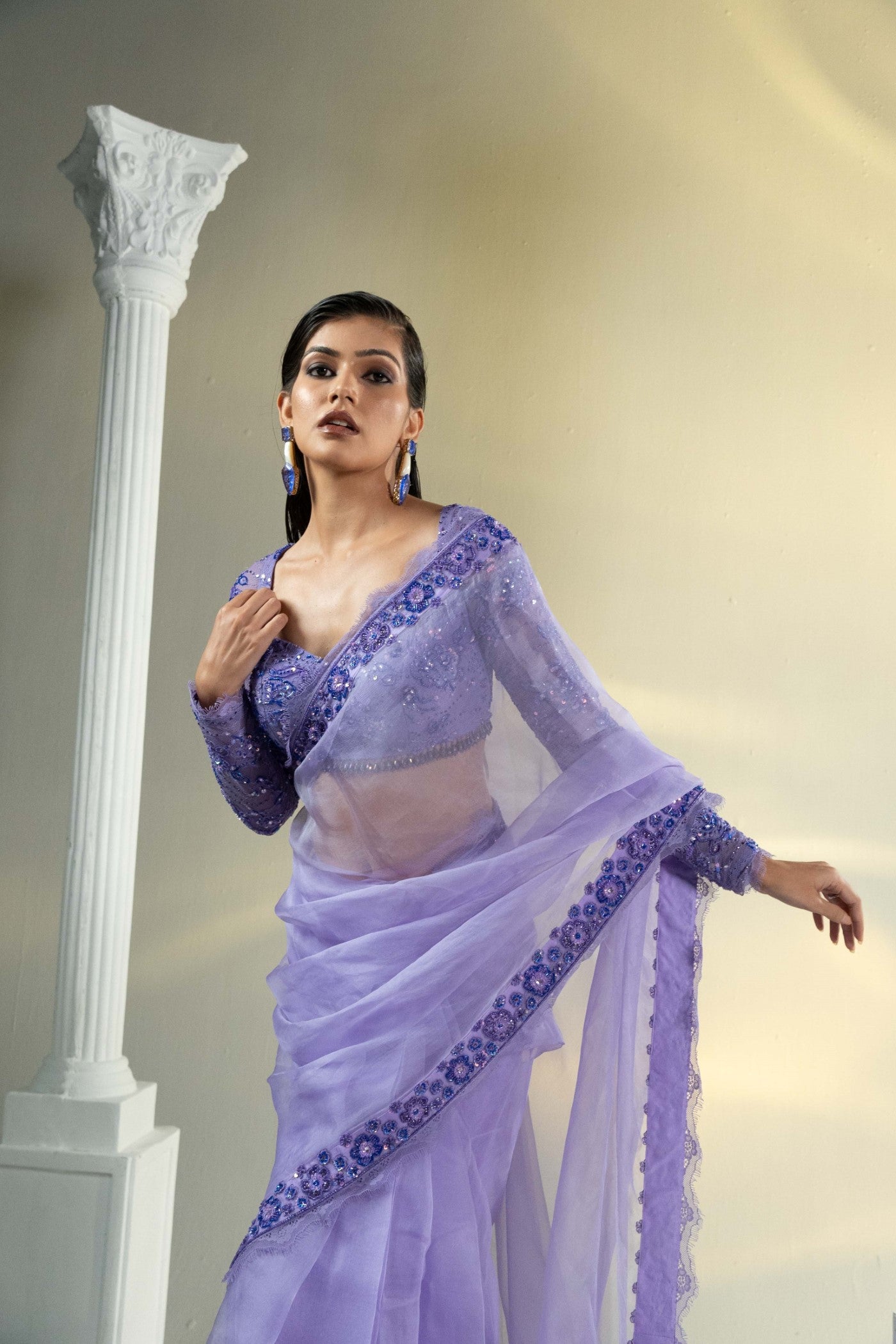 Lavender Dreams Saree