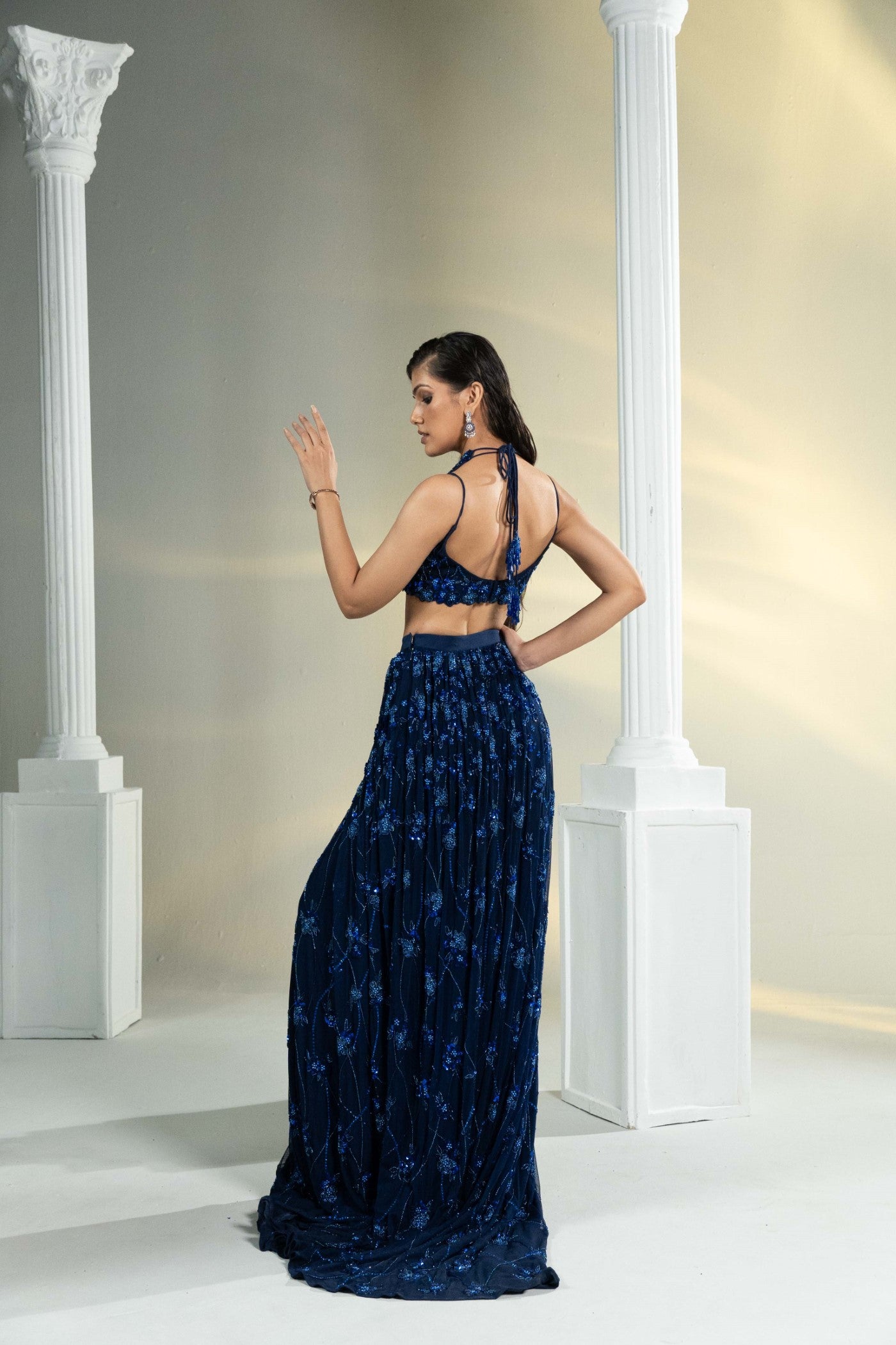 Midnight Majesty Lehenga