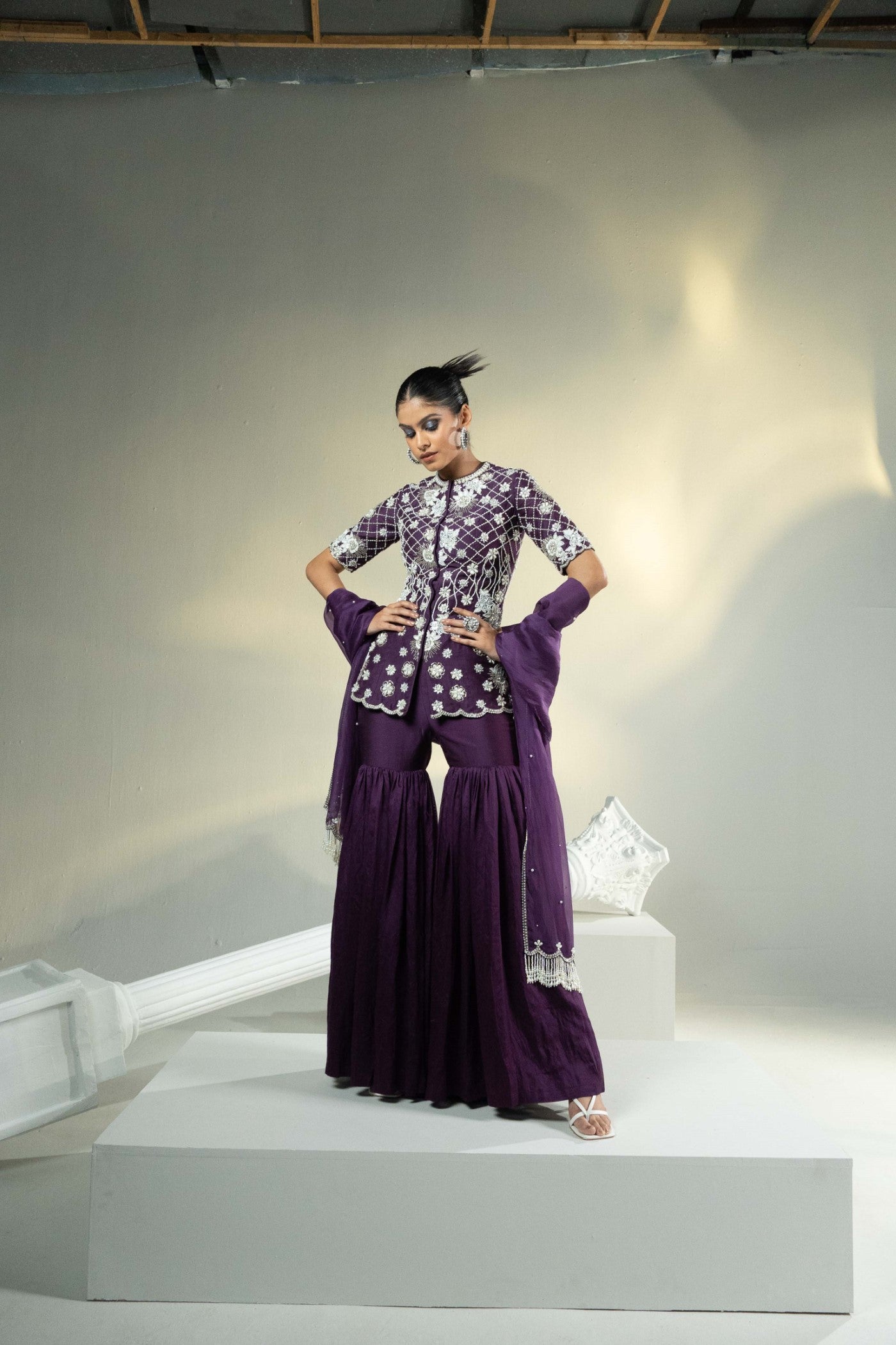 Royal Purple Gharara