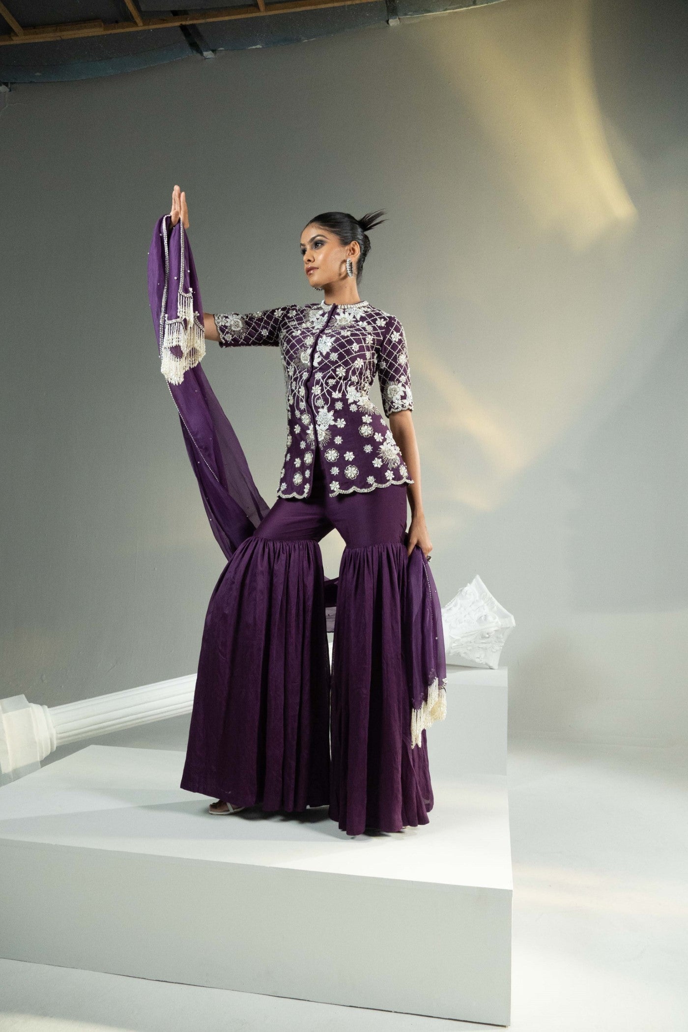 Royal Purple Gharara